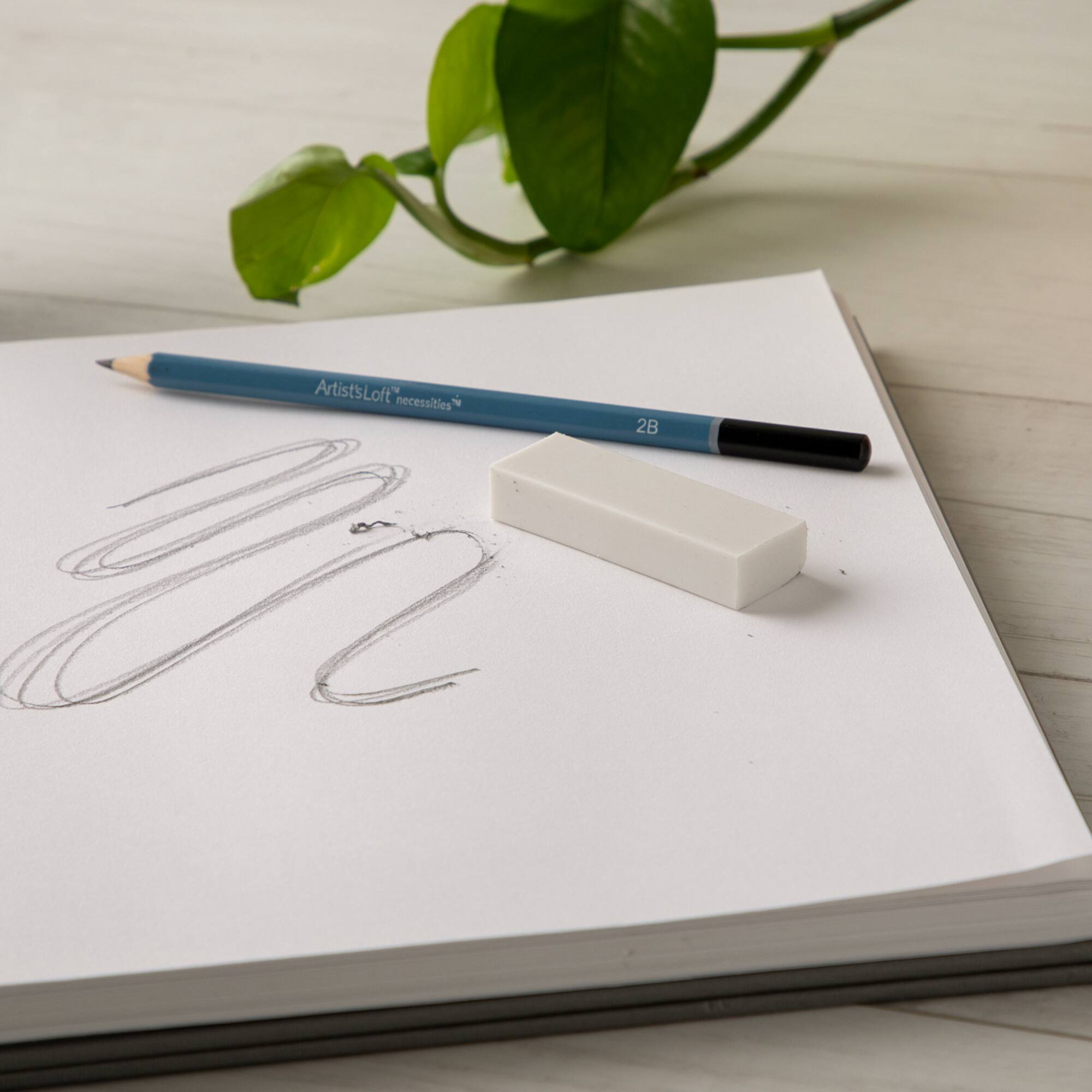 12 Pack: White Vinyl Eraser by Artist’s Loft®